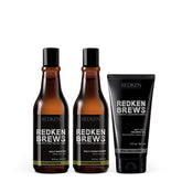 Men's Wash & Style Set with Holding Gel
