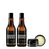 Men's Wash & Style Set with Texture Pomade