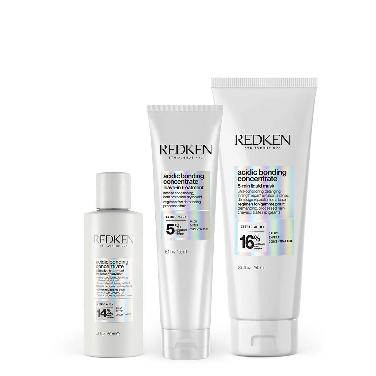 Acidic Bonding Concentrate Treatment Trio