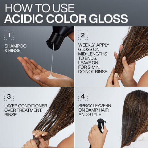 Acidic Color Gloss Heat Protection Leave-In Treatment